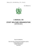 Amannual on staff Welfare Organization